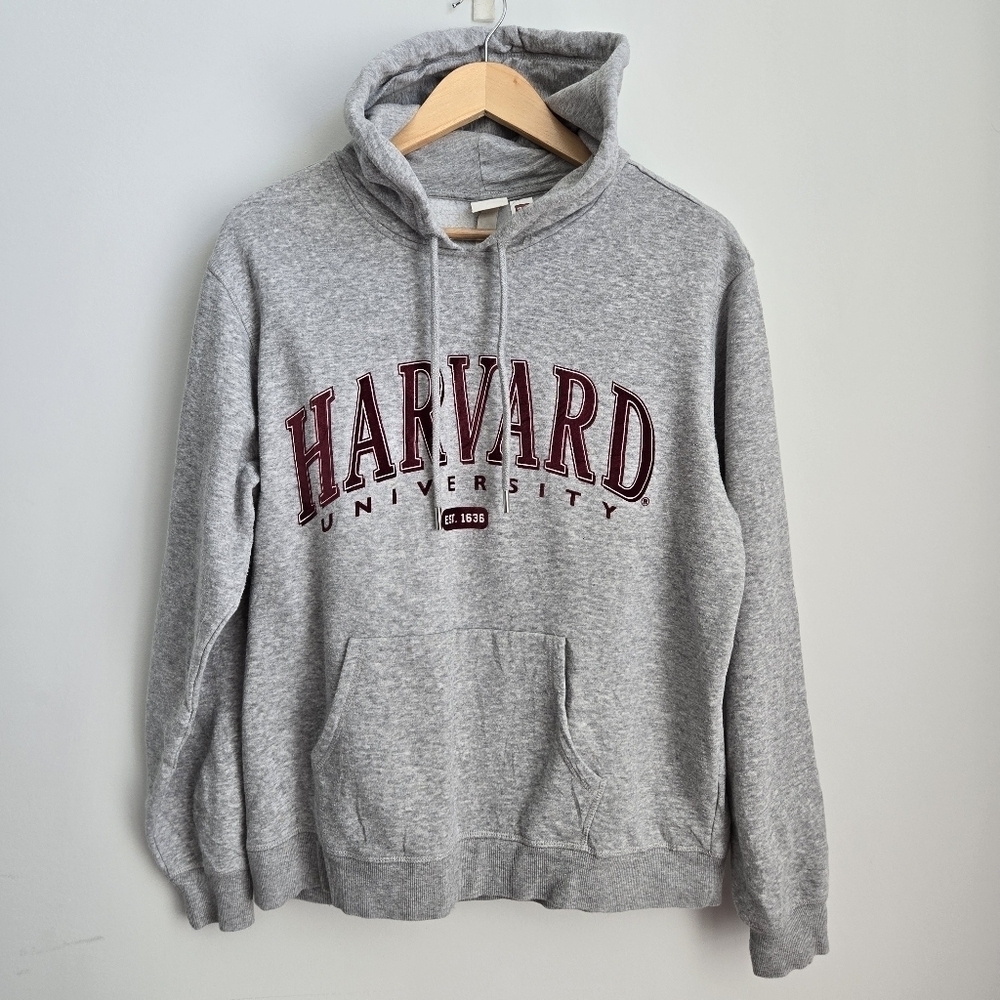 H&M Harvard University Hoodie Sweatshirt Size Medium